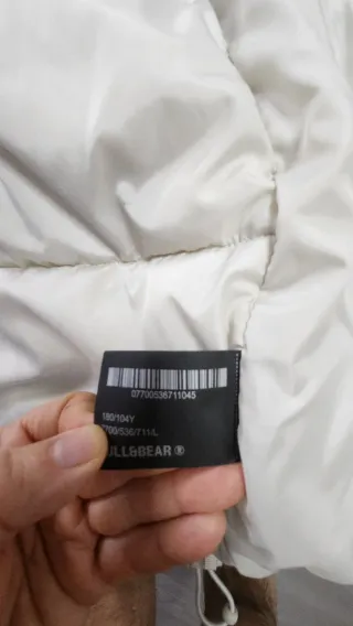 Cazadora acolchada Pull&Bear beige