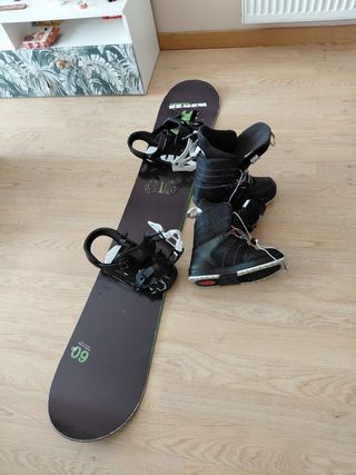 Tabla, fijaciones y botas snowboard Wed'ze