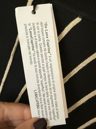 Abito Lanacaprina maglia fantasia righe