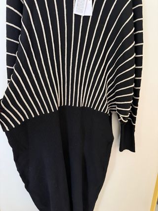 Abito Lanacaprina maglia fantasia righe