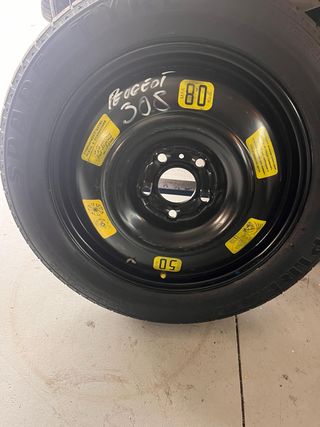 Rueda de repuesto galleta Peugeot 308