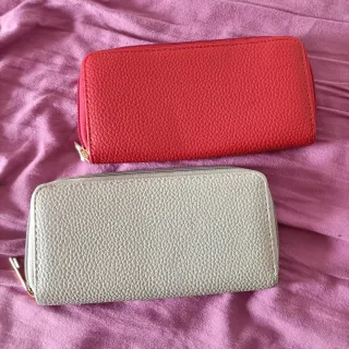 2 Portafogli Baldinini Rossi e Grigio