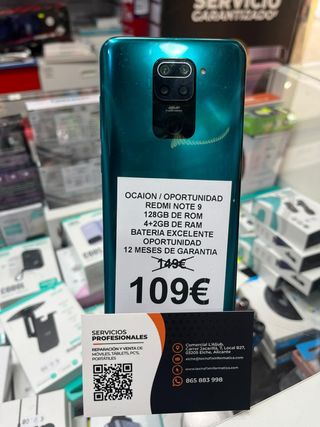 Xiaomi Redmi Note 9 128GB Verde