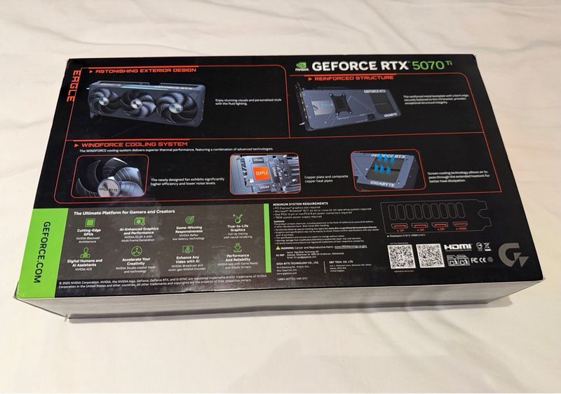 Tarjeta Gráfica Gigabyte RTX 5070 Ti 16GB afbeelding 3