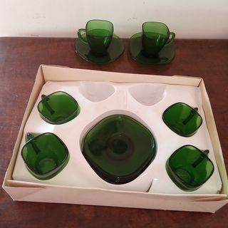 Juego Moka Vereco Verde Vintage