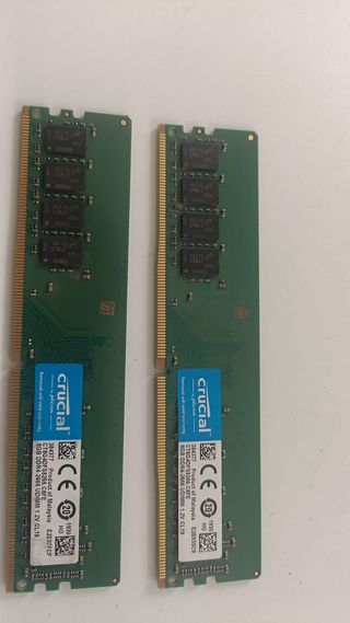 2x Crucial 8GB DDR4 RAM