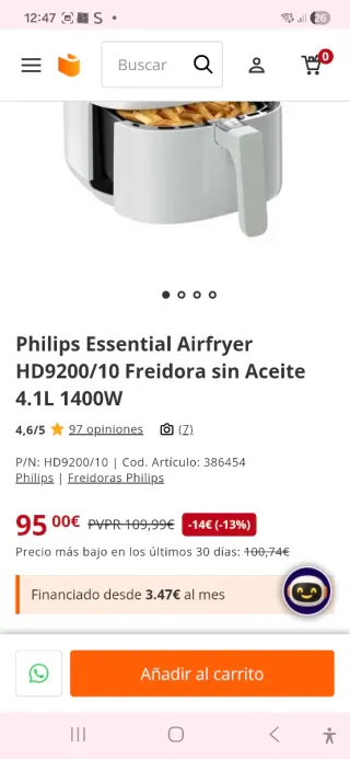 Philips Essential Airfryer