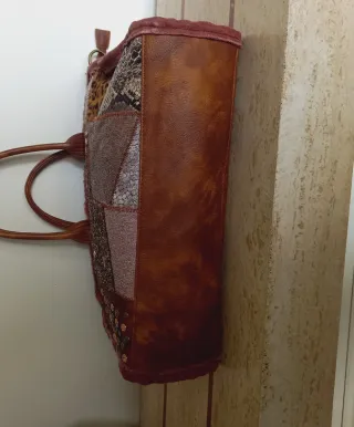 Bolso Divinal Patchwork Piel