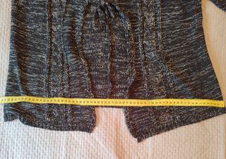 Bolero mujer gris y blanco talla única