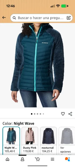Chaqueta Columbia Powder Lite Sherpa Hyber Mujer