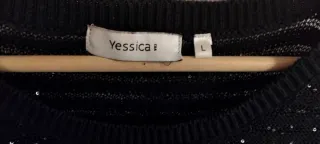 Jersey negro con brillos