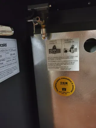 Estufa de gas Nevercold