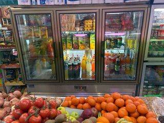 Nevera expositora doble cara