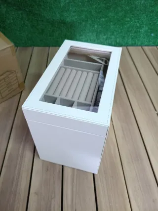 SONGMICS Caja de Joyas, Caja Joyero con 4 Niveles