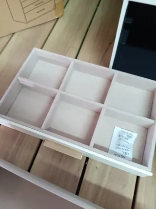 SONGMICS Caja de Joyas, Caja Joyero con 4 Niveles