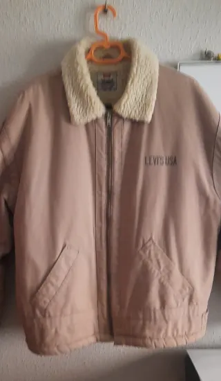 Chaqueta Levi's USA marron con forro sherpa