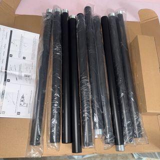 Barras Cortina Extensibles Metal Negro