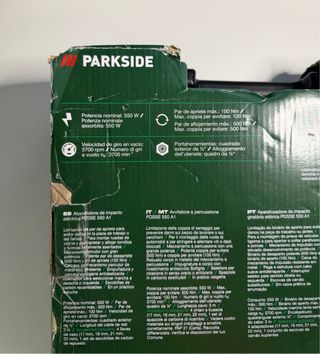 Atornilladora de impacto eléctrica Parkside