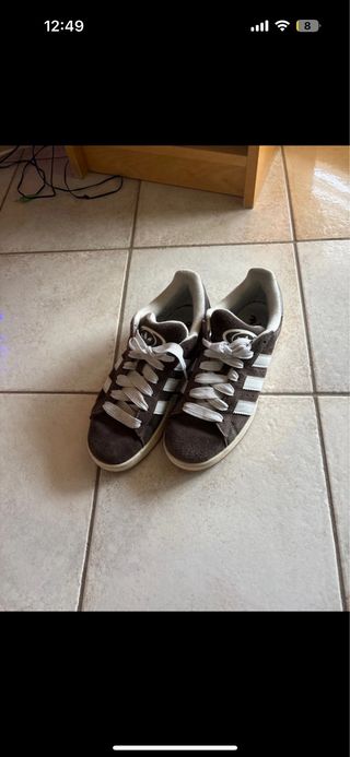 Adidas Campus Marroni e Bianche