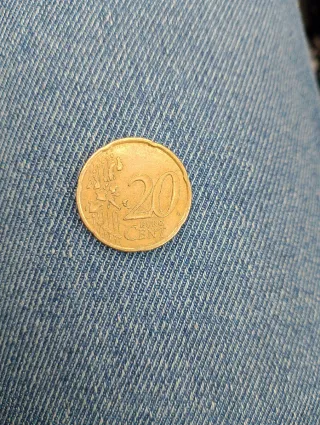 Moneda 20 céntimos Francia 1999