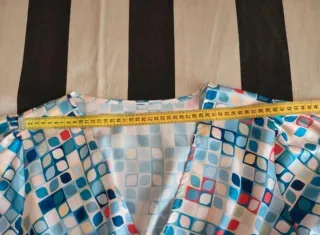 Blusa retro estampada mujer