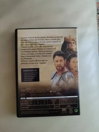 DVD Gladiator El Gladiador