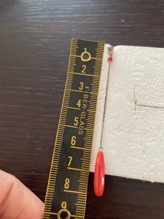 Orecchini pendenti corallo rosso e argento