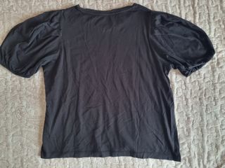 Maglietta OVS nera donna manica a sbuffo