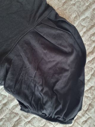 Maglietta OVS nera donna manica a sbuffo