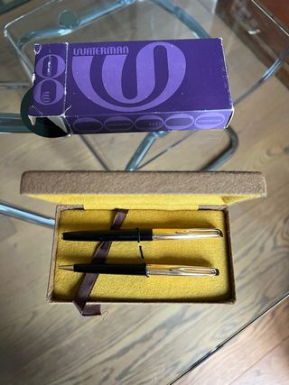 Conjunto Pluma y Bolígrafo Waterman