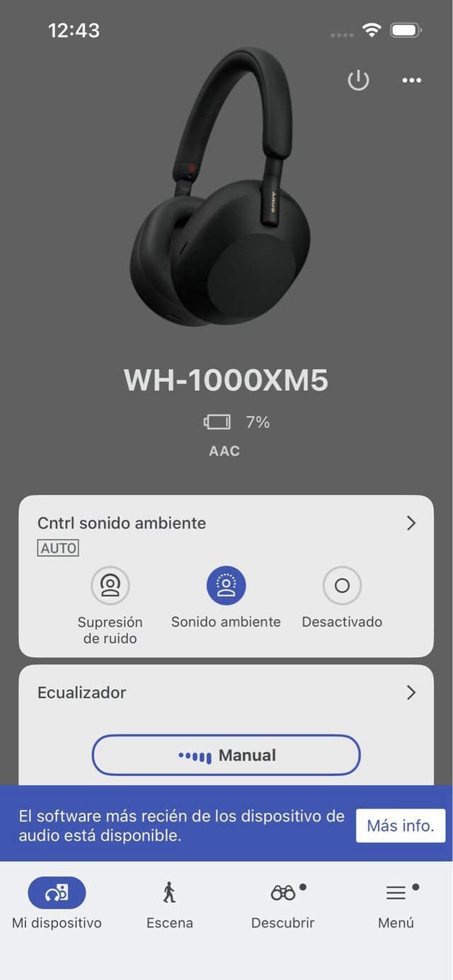 Auriculares Sony WH-1000XM5 Negro#425356