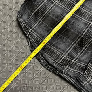 Camisa George Xadrez Preta Tamanho L Vintage Retro