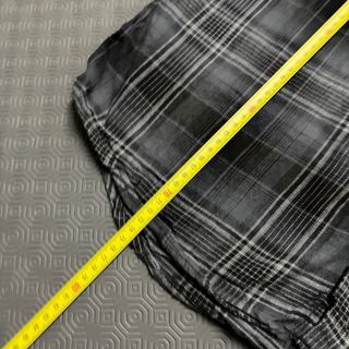 Camisa George Xadrez Preta Tamanho L Vintage Retro