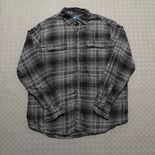 Camisa George Xadrez Preta Tamanho L Vintage Retro