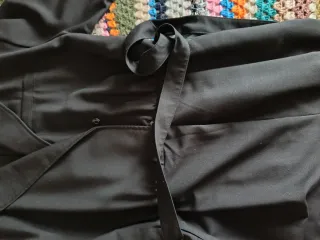 Mono negro de vestir manga larga mujer