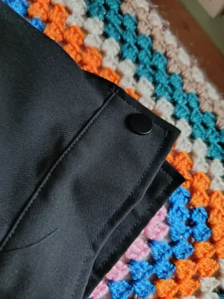 Mono negro de vestir manga larga mujer