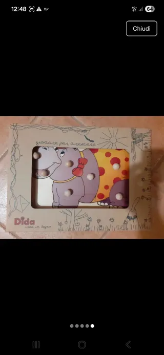 Puzzle in legno Ippopotamo