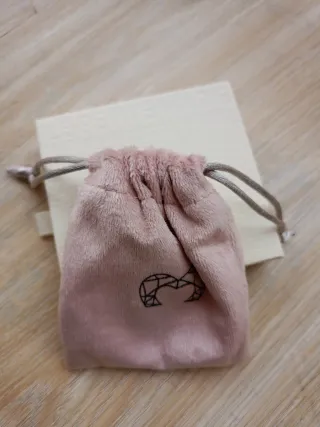 Tobillera tortuga plata y rosa