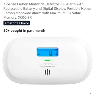 Detector Monóxido Carbono X-Sense XCOC-SR