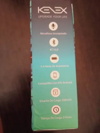 Auriculares KEVEX i12 Blancos