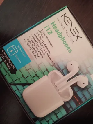 Auriculares KEVEX i12 Blancos