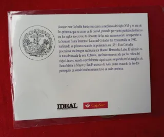 Lote 4 medallas Semana Santa Jaén Plata