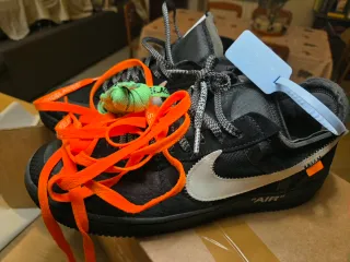 Nike Air Force 1 Off-White Black White 44