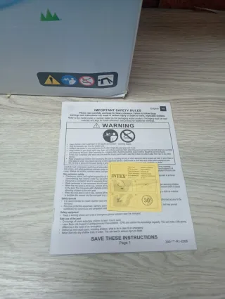 Piscina Hinchable Intex Familiar 229x218x79