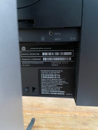 HP EliteOne 800 G3 23.8”