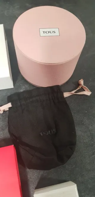 Lote 4 cajitas de joyería: Tous, Lotus, Majorica