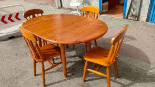 Lote Comedor Mesa Extensible + 4 Sillas 640513971