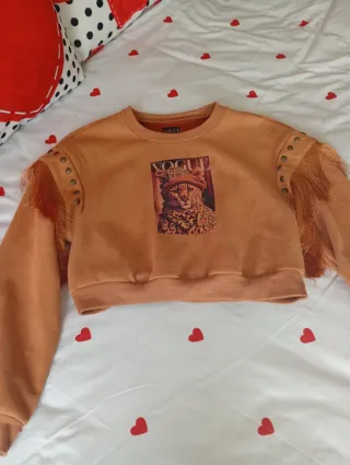 Sudadera corta mujer Vogue
