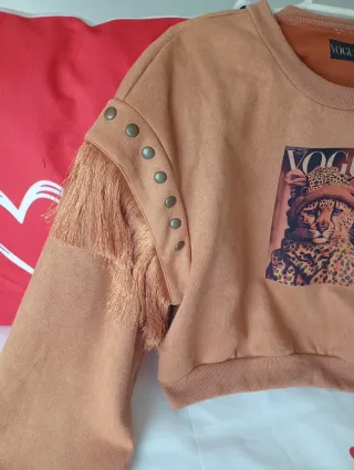 Sudadera corta mujer Vogue