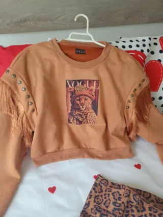 Sudadera corta mujer Vogue